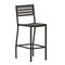 Flash Furniture All-Weather Patio Bar Stool with Gray Wash Slats XU-DG-HW6036B-GY-GG - alternate 2